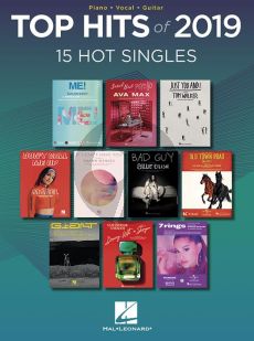 Top Hits of 2019 Piano-Vocal-Guitar (15 Hot Singles)