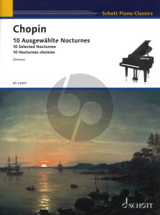 Chopin 10 Ausgewahlte Nocturnes Klavier