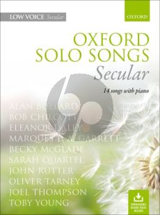 Oxford Solo Songs: Secular Low Voice and Piano (Book with downloadable backing tracks)