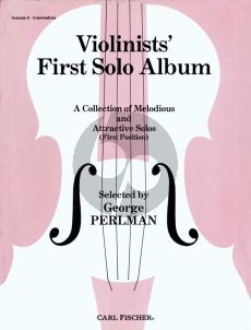 Violinist's First Solo Album Vol. 2 Violin and Piano (selected by George Perlman)