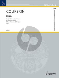Couperin Duo G-major 2 Flutes or 2 Violins (Hugo Ruf)