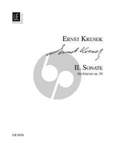 Krenek Sonate No. 2 Op. 59 Klavier