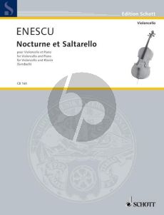 Enescu Nocturne et Saltarello Violoncello and Piano (Stephen Sensbach) (Grade 4)