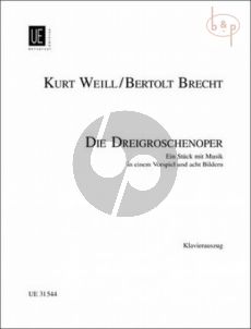 Weill Dreigroschenoper (Brecht) Klavierauszug (Harsch)