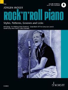 Moser Rock 'n' Roll Piano Book with Audio Online (Styles, Patterns, Grooves and Licks)