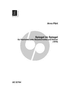 Part Spiegel im Spiegel (1978 - 2003) (Clarinet C and Bb)