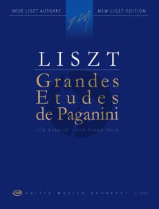Liszt Grandes Etudes de Paganini Piano solo (edited by István Szelényi and Zoltán Gárdonyi)