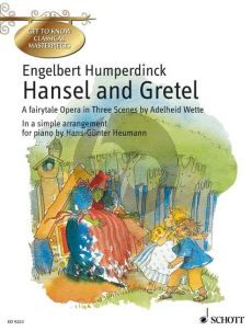 Humperdinck Hansel and Gretel Piano (simple arr.Heumann) (engl.text)