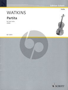 Watkins Partita Violin solo (2006)