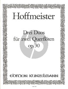 Hoffmeister 3 Duos Op. 30 2 Flöten
