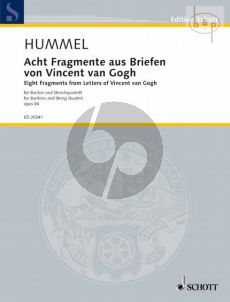 8 Fragments from Leters of Vincent van Gogh Op.84