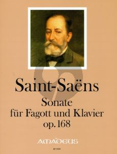 Saint-Saens Sonata Op.168 Bassoon and Piano (edited by Bernhard Pauler)