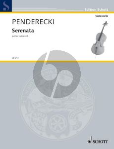 Penderecki Serenata 3 Violoncellos (Score/Parts)