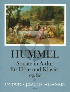 Hummel Sonate A-dur Op. 62 Flute and Piano (edited by Yvonne Morgan)