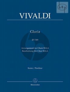 Gloria RV 589 (SSA soli-SSAA-Orch.) (Full Score)