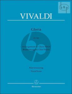 Gloria RV 589 (SSA soli-SSAA-Orch.) (Vocal Score)