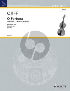 Orff O Fortuna (from Carmina Burana) Violin solo (arr. Adrian Varela)