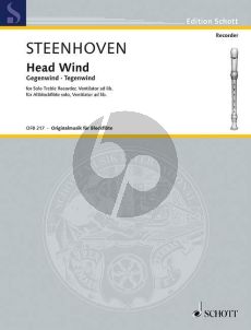 Steenhoven Head Wind Treble Recorder solo (with Ventilator ad lib.)