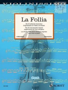 La Follia Violine und Klavier (Violinissimo Vol. 2)