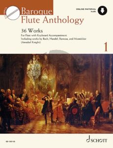 Baroque Flute Anthology for Flute with Piano Vol.1 (36 Works) (Bk-Cd) (edited by Annabel Knight)