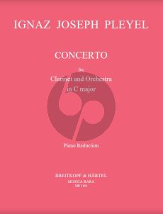 Pleyel Concerto C-major BEN 106 Clarinet and Piano (edited by Georgina Dobree)