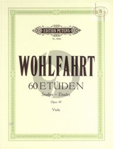 60 Etüden Op.45 Viola