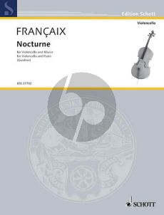 Francaix Nocturne Violoncello-Klavier (Maurice Gendron)