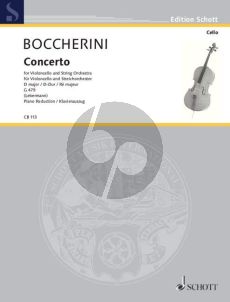 Boccherini Konzert No. 2 D-dur G. 479 Violoncello und Klavier (Walter Lebermann) (mit Cadenzen)