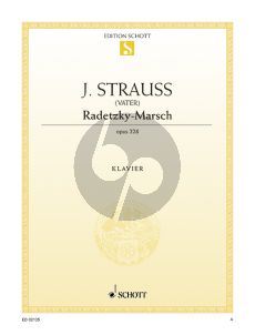 Strauss Radetzky Marsch Op.228 Klavier