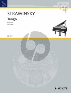 Strawinsky Tango Piano solo (1940)