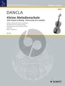 Dancla Kleine Melodienschule Op.123 Vol.2 Violin-Piano