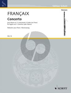 Francaix Concerto Bassoon-11 Stringinstruments (piano reduction)