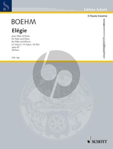 Boehm Elegie As-dur Op.47 Flöte und Klavier (Nikolaus Delius)
