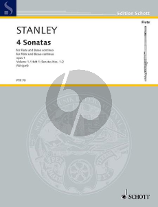 Stanley 4 Sonatas Vol.1 (G-major/g-minor) (Weigart)