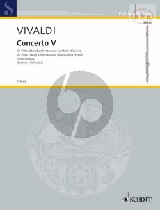 Concerto Op.10 No.5 (RV 434 /PV 2620) (Flute- Str.-Bc.)