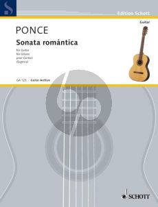 Ponce Sonate Romantica Gitarre (Hommage an Franz Schubert) (Andres Segovia)