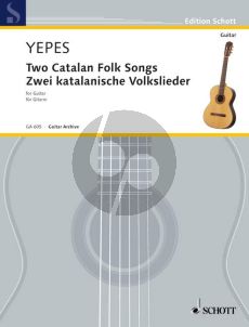 Yepes 2 Catalan Folksongs for Guitar