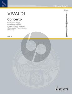 Vivaldi Concerto a-minor RV 461 (P.42) Oboe-Strings-Bc (piano red.) (edited by Walter Kolneder)
