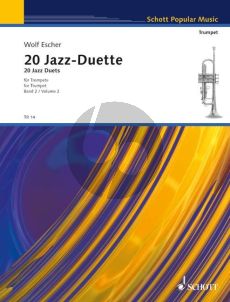 Escher 20 Jazz Duette Vol.2 (für Fortgeschrittene) 2 Trompeten