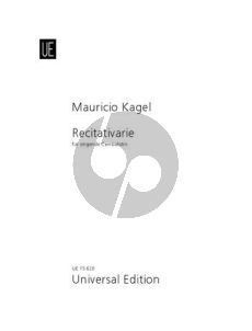 Kagel Recitativarie for Singing Harpsichordist (No.8 from "Programm. Gespräche mit Kammermusik")