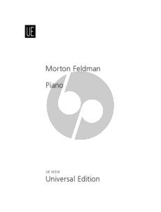 Feldman Piano für Klavier (1977)