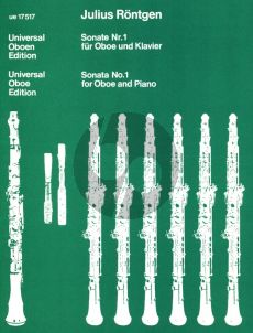 Rontgen  Sonata No.1 (1918) for Oboe and Piano (edited by Gunther Joppig and Han de Vries)