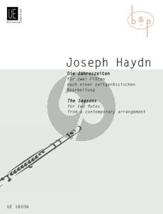 Haydn Die Jahreszeiten (nach Hob.XXI:3 in einer zeitgenössischen Bearbeitung) 2 Flöten