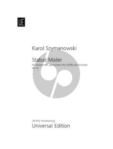 Szymanowski Stabat Mater Op.53 Solo Voices, Mixed Chorus and Orchestra (Vocal Score) (Polish/Latin)