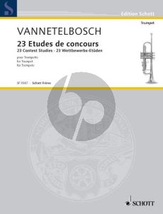 Vannetelbosch 23 Etudes de Concours Trompette