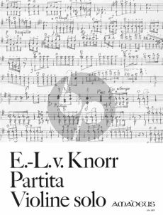 Knorr Partita Violine solo (1946)