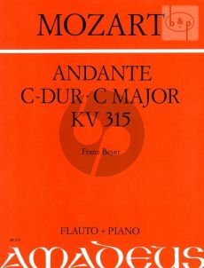 Andante C-dur KV 315 Flöte-Klavier