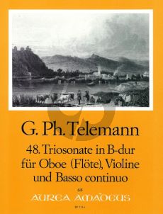 Telemann Trio Sonata B-flat major TWV 42:B1 Oboe[Fl./Vi.]-Violin-Bc