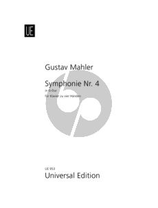 Mahler Symphonie No.4 G-dur (Woss) Klavier 4 Hd