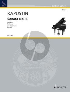 Kapustin Sonata No.6 Op.62 Piano solo